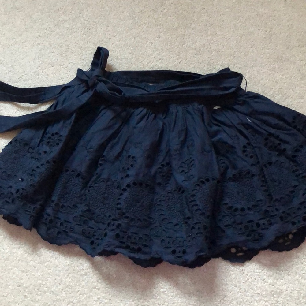 Navy Mini Skirt